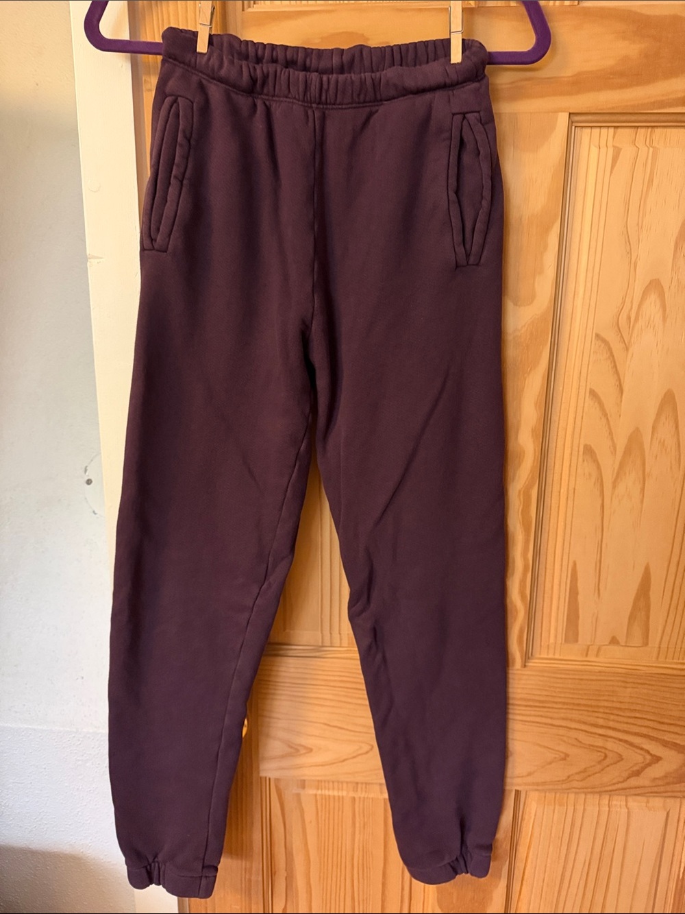 Joah Brown Plum Track Pants